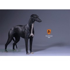 MrZ 1/6 Greyhound Pet Dog Animal Model Resin Figure Decor Toy Ornament Accessory