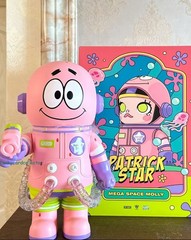 Authentic Pop Mart Mega Space Molly Patrick Star 400% Spongebob Squarepants