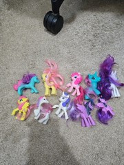 Large Lot of 10 My Little Pony Figures Various Sizes