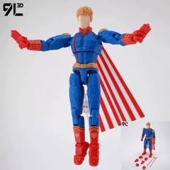 Homelander Action Figure 3D Printed Articulated Model The Boys