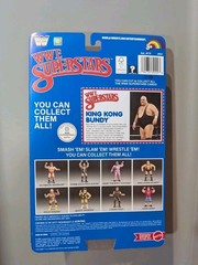 MATTEL LJN WWE SUPERSTARS KING KONG BUNDY SERIES 2 BLACK CARD chase Figure