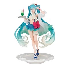 New Hatsune Miku figure Soda cream dress The Props Desktop Decoration Collection