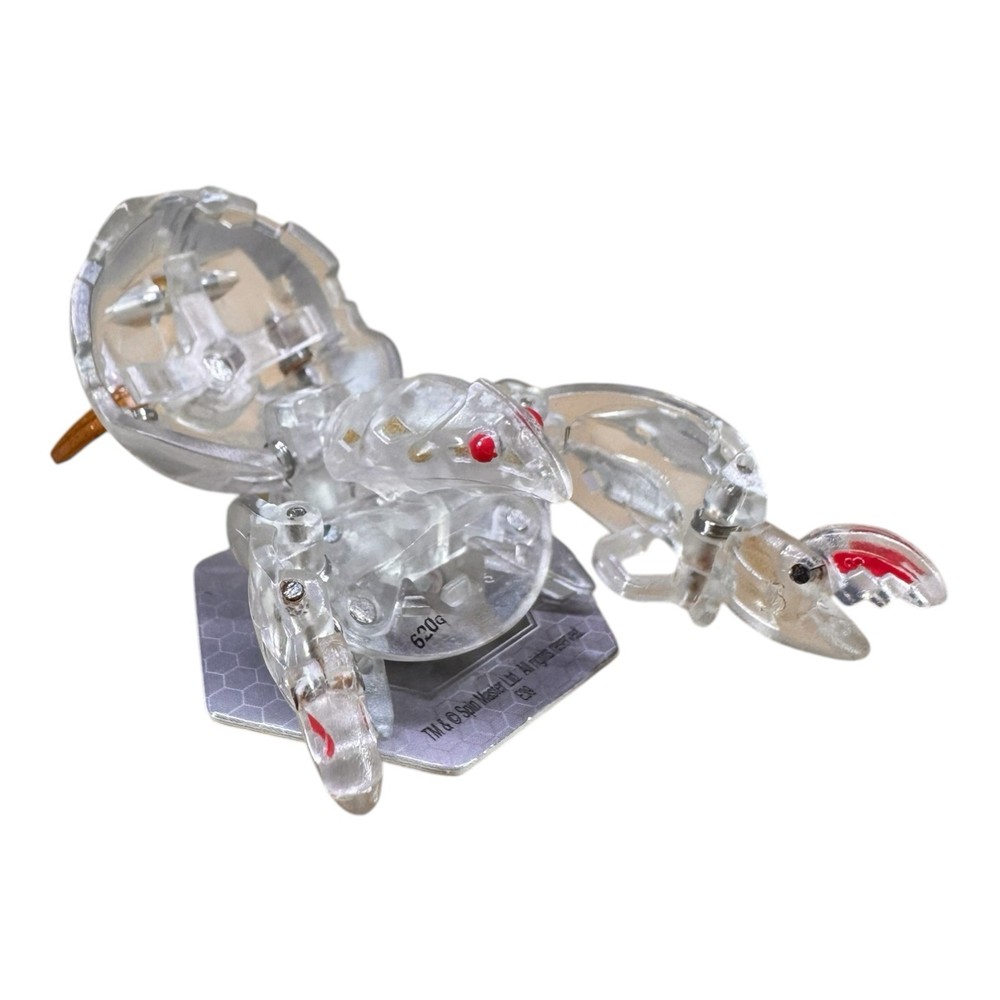 Bakugan Battle Brawlers Spin Master Blue Translucent Clear Crystal Stug 620G
