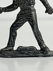 Famous Men of the Wild West Die Cast Metal Figure Wyatt Earp Lawman-2 1/2″