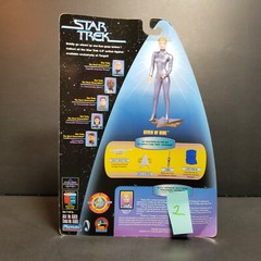Star Trek Voyager Seven of Nine Silver Target Starfleet Command Playmates MOC 99