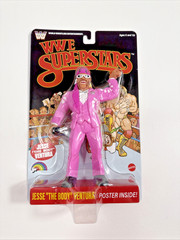 LJN WWE Superstars Jesse “The Body” Ventura Action Figure, 1980s Retro 8″