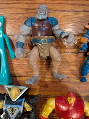 VINTAGE 1980s 1990s 27 ACTION FIGURE LOT MARVEL DC SWAMP THING POWER RANGERS ETC