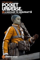 Underverse POCKET Ashley Wood Tomorrow Kings TK Hebunkatta 1/18 Action Figure