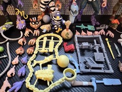 Super7 Teenage Mutant Ninja Turtles Ultimates Rat King, Baxter, Scratch, Scumbug