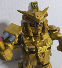 BANDAI SD Superior Defender Gundam Force Action Figure Gold Captain Gundam 5″