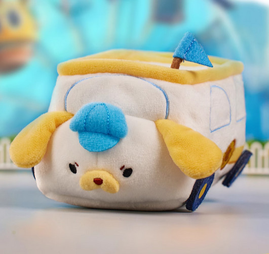 Authentic GONG Roaming Series Plush Toy Car Blind Box Confirmed Figures Gift