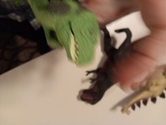 Dinosaurs Lot Toys Action Figure Mixed Hard Plastic 9+” Long REALISTIC 3pc