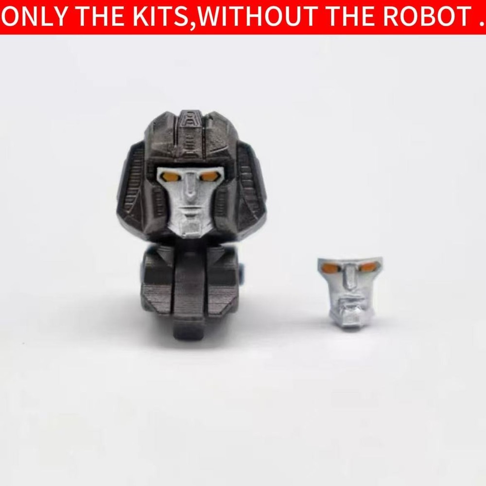 DIY 3D Printed Head Sculpt Upgrade Kit – Replaceable Faces for Jet Robot Model