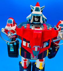 Popy Armored Fleet Dairugger XV Vintage Combining Robot Toy Die-cast Japan 1980s