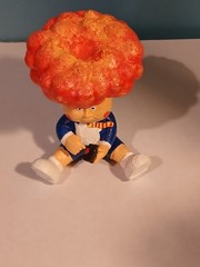 Garbage Pail Kids ADAM BOMB Fan Made All Hand Painted Stands 3 Inches Tall.