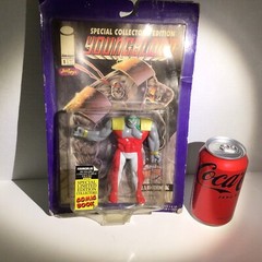 Youngblood Bendable Action Figure BADROCK with Comic Book Complete JusToys 1995