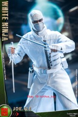 TW2141: TWTOYS White Ninja (GI Joe Storm Shadow) 1/12 ACTION FIGURE In Stock