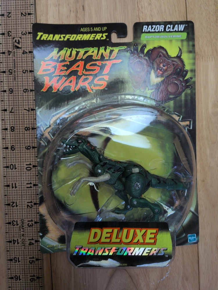 Hasbro Deluxe Transformers Mutant Beast Wars Razor Claw RaptorWolverine 1999 NEW