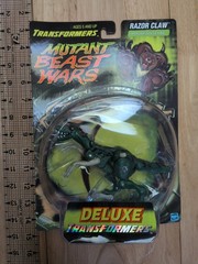 Hasbro Deluxe Transformers Mutant Beast Wars Razor Claw RaptorWolverine 1999 NEW