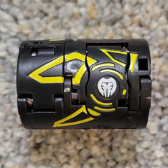 Bakugan Black & Yellow Plastic Transforming Action Figure Toy Part Lot