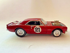 1968 Chevy Camaro RS/SS JOHNNY LIGHTNING Classic Gold Red w/White Stripe