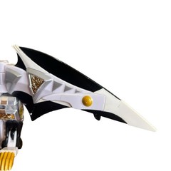 2003 Bandai Power Rangers Dino Thunder White Drago Zord Raptor Toy Rider White