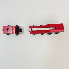 Thomas The Tank Engine & Friends Wooden Railway Sodor Dept 36 FIRE TRUCK & TRAIN