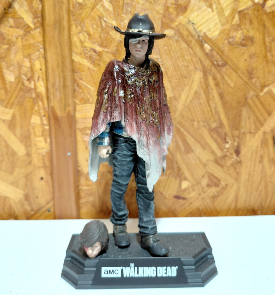 Mcfarlane Toys Color Tops AMC The Walking Dead 7″ Carl Grimes #15 No Box