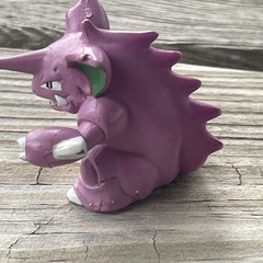 Vintage Pokemon Nidoking PVC Figure Pencil Topper 1999 Nintendo Tomy