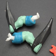 TMNT Teenage Mutant Ninja Turtles Ray Fillet Accessories playmates NO Figure VTG
