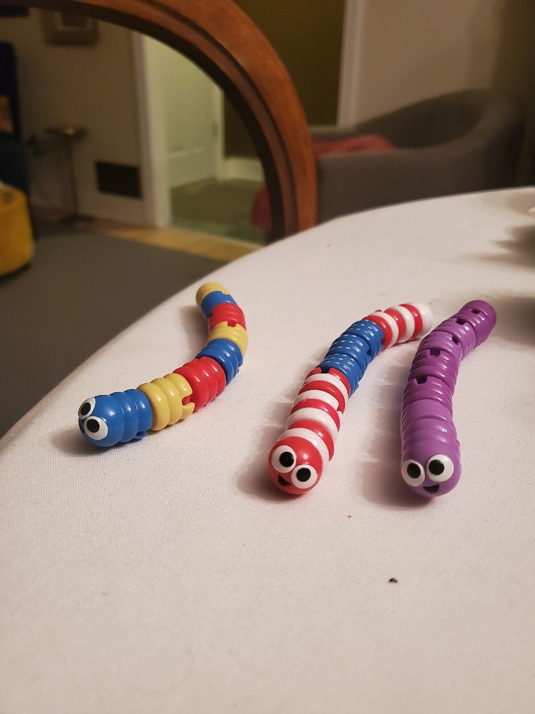 Slither.io posable plastic snakes