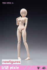 US Stock 86TOYS 1/12 T86-ST Flexible 6 inch Female Joint Action Figure Head Body