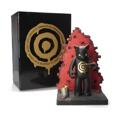 Luke Chueh Target Black & Gold Vinyl Figure SIGNED Box & Bear Munky King LE 500