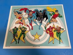 DC COMICS SUPER POWERS POSTER BRAND NEW SUPERMAN WONDER WOMAN GREEN LANTERN.