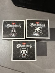 Skelanimals Set Vinyl Figures Chungkee, Diego And Marcy