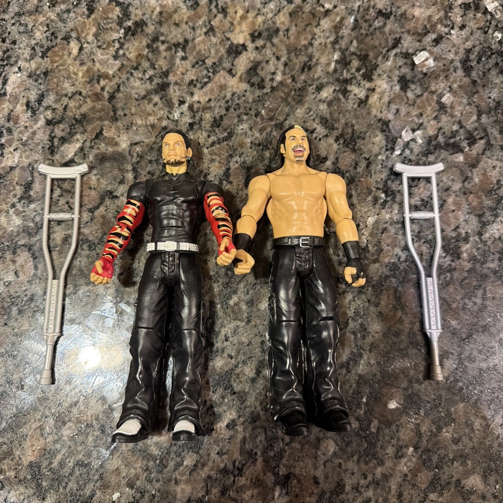The Hardy Boyz Battle Pack Series 65 WWE series 65 all accessories