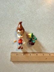 Mattel Jimmy Neutron Boy Genius Action Figure w/ Girl-Eating Plant Accessory