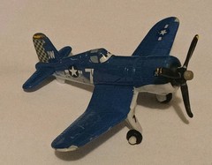 Disney Pixar Planes Skipper Riley #7 die-cast/ plastic Plane 1:55 Scale. 42