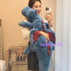 Snow Dragon Plush Toy Cute Soft Little Dragon Pillow Doll Birthday Gift Decorate