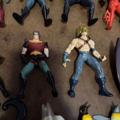 Lot Of 9 Vintage 1990’s Batman Kenner Action Figures Loose With accessories