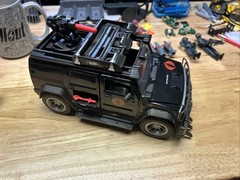 GI Joe Rise Of Cobra Steel Crusher APV SWAT Humvee Vehicle 2009 – No Driver *ML