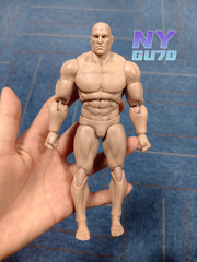 MUFF TOYS ADAM 1/12 Super Flexible Male Action Figure Head 6”Jointed Body Dolls