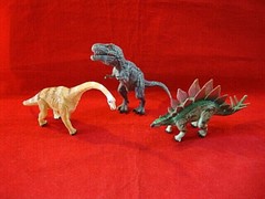 Jurassic World Toys -Jurassic Park Dinosaurs Action Figures-Set of 3 ABS Plastic