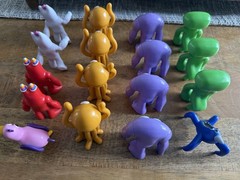 Garten Of Banban Mini Figure Lot Of 17 Josh, Fiddles, Flin, Banberina Etc