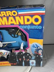Rare Vintage 80’s Brazil Glasslite TJ Hooker william shatner toy set US Seller