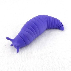 3D Printed Articulated Fidget Slug Toy Stress Relief Desk Gadget Gift for Adults