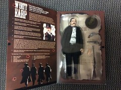 2001 SIDESHOW SIX GUN LEGENDS 12″ FIGURE SET of (2) BILLY THE KID + WYATT EARP
