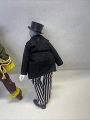 MEGO Wizard of Oz WIZARD Frank Morgan Scarecrow & Tinman 8″ Figures DOLL Vintage