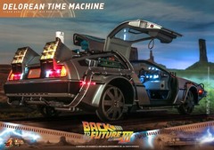 Hot Toys Delorean Back To The Future 3 III Time Machine 1/6 Scale Vehicle