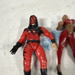 Lot of 6 WWE Wrestling figures Jakks Signature And Bone Crushing Series Kane, Dx
